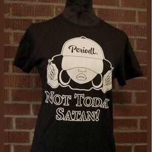 Unisex_Not Today Satan_T-Shirt_Black